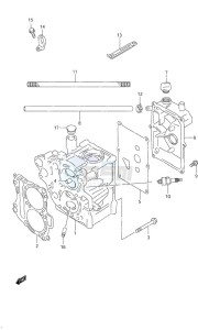 DF 9.9 drawing Cylinder Head