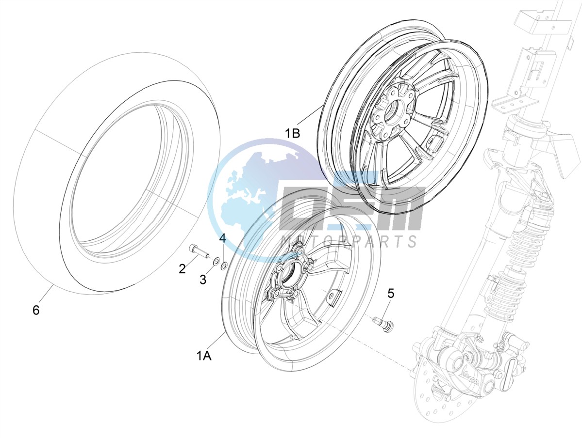 Front wheel