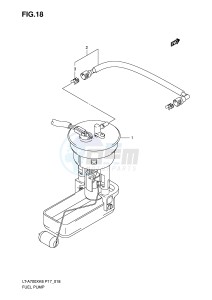 LT-A700X (P17) drawing FUEL PUMP