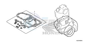 CRF250MF CRF250M UK - (E) drawing GASKET KIT B