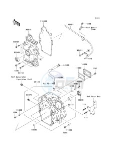 KAF 620 G [MULE 3000] (G6F-G8F) G6F drawing CRANKCASE