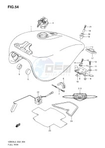 VZ800 drawing FUEL TANK L3