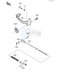 KL 250 D [KLR250] (D2-D3) [KLR250] drawing BRAKE PEDAL