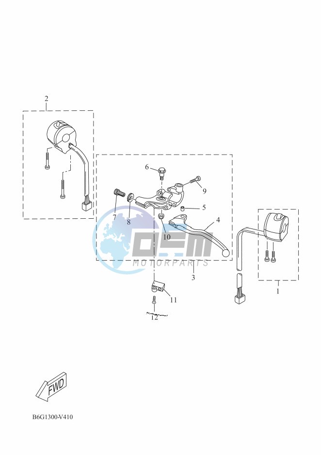 HANDLE SWITCH & LEVER