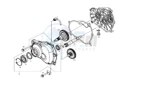 GP1 LOW SEAT - 125 CC VTHPS1B1A EU3 drawing GEAR GROUP