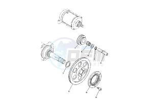 YFM FW KODIAK 400 drawing STARTING CLUTCH