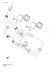 GSF-1250 BANDIT EU drawing 2ND AIR