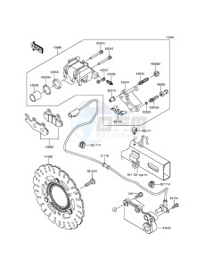 NINJA_300_ABS EX300BDF XX (EU ME A(FRICA) drawing Rear Brake