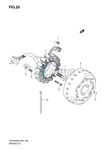 VZR1800 (E2) INTRUDER drawing MAGNETO (MODEL K6 K7)