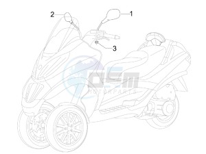 MP3 250 ie mic drawing Mirrors