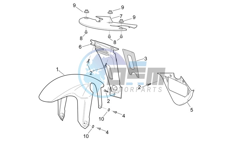 Front body - Front mudguard