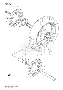 GSX1300R drawing FRONT WHEEL L4