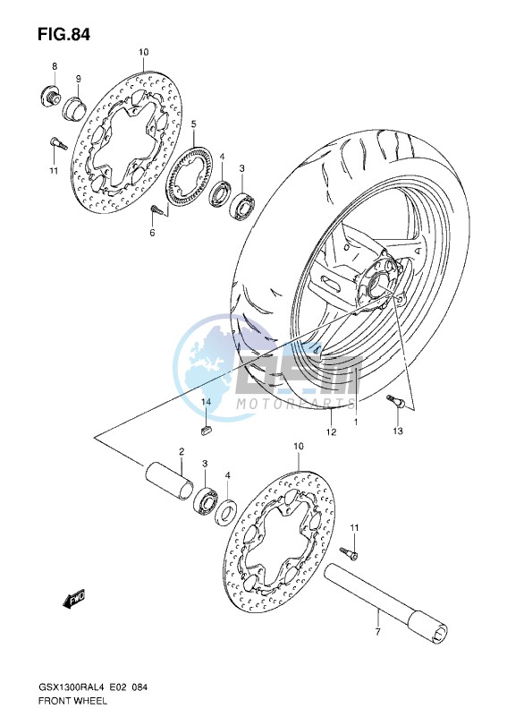 FRONT WHEEL L4