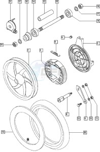 STANDARD_25-45kmh_K8-L0 50 K8-L0 drawing Front wheel II