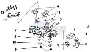 WOLF 300 (L8) EU EURO4 drawing TOP BRIDGE ASSY