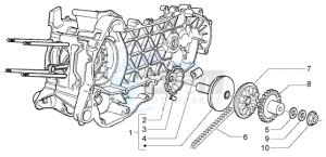 Granturismo 200 L U.S.A. drawing Driving pulley