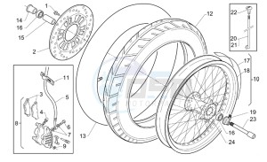 Classic 125 drawing Front wheel