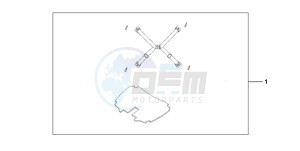 FJS400D9 ED / 2ED drawing KIT MAT AND STRAP