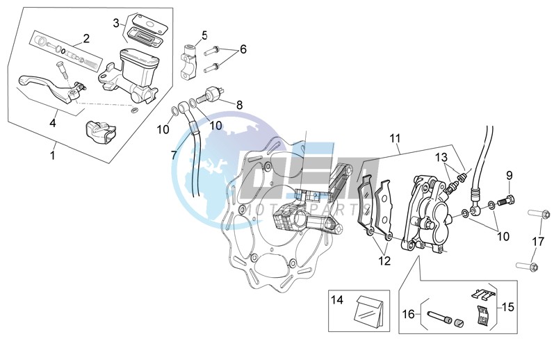 Front brake system I