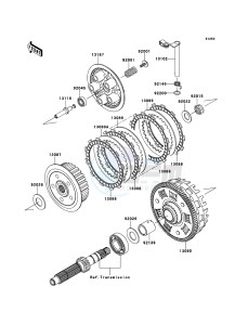 ER-6n ER650A7F GB XX (EU ME A(FRICA) drawing Clutch