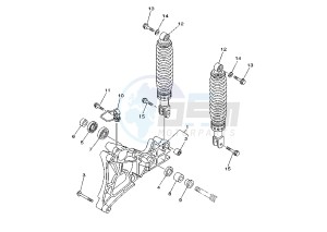 YP MAJESTY 250 drawing REAR ARM