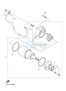 XVS950CU XV950 (2DE2) drawing STARTING MOTOR