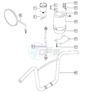 FLEXER_EX_L0-L2 50 L0-L2 drawing Handelbar-speedometer-mirror