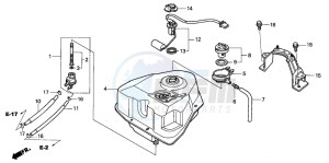 NES150 125 drawing FUEL TANK