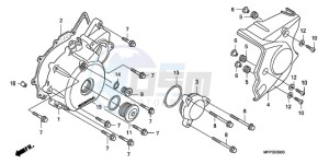 CB13009 Australia - (U / MME TWO) drawing LEFT CRANKCASE COVER