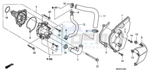 CBF600N9 France - (F / CMF) drawing WATER PUMP