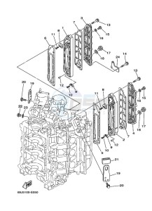 F225TXRE drawing CYLINDER-AND-CRANKCASE-3