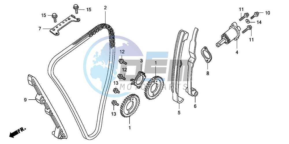 CAM CHAIN/TENSIONER