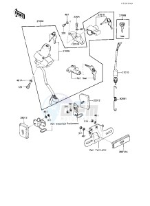 KZ 750 L [L3] drawing IGNITION SWITCH_LOCKS_REFLECTORS