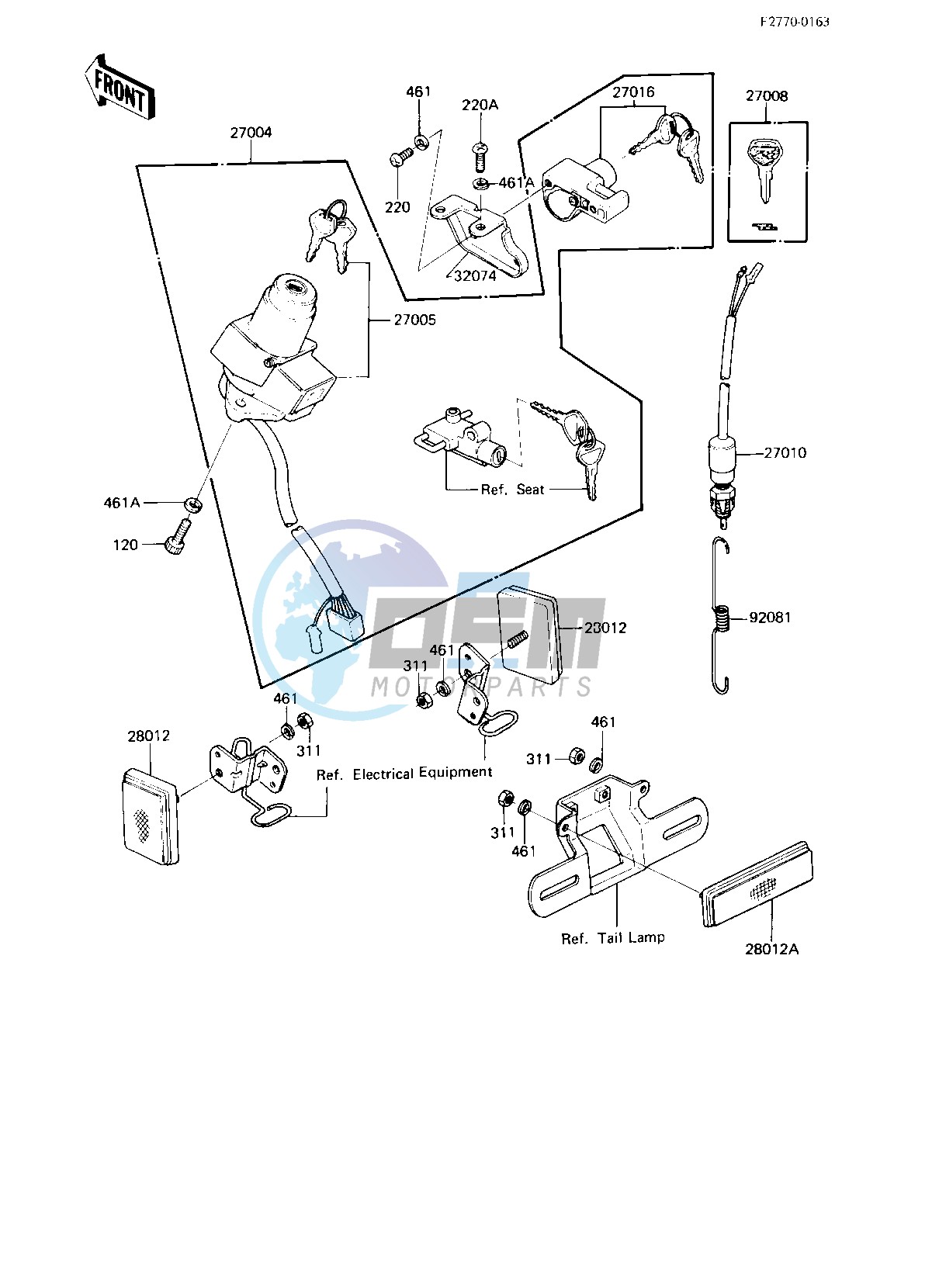 IGNITION SWITCH_LOCKS_REFLECTORS