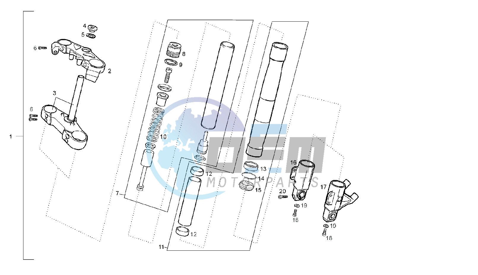 FRONT FORK SEBAC