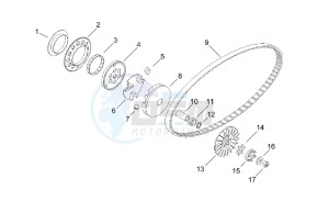 SR 50 H2O drawing Variator