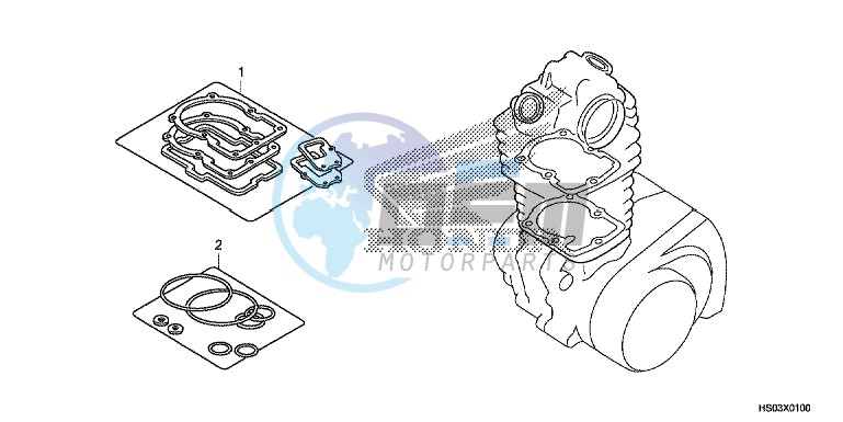 GASKET KIT A