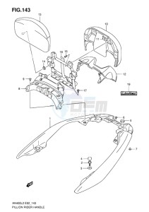 AN400Z ABS BURGMAN EU-UK drawing PILLION RIDER HANDLE