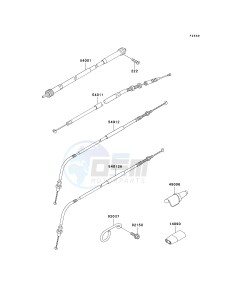 KLX 250 D [KLX250R] (D2-D4) [KLX250R] drawing CABLES