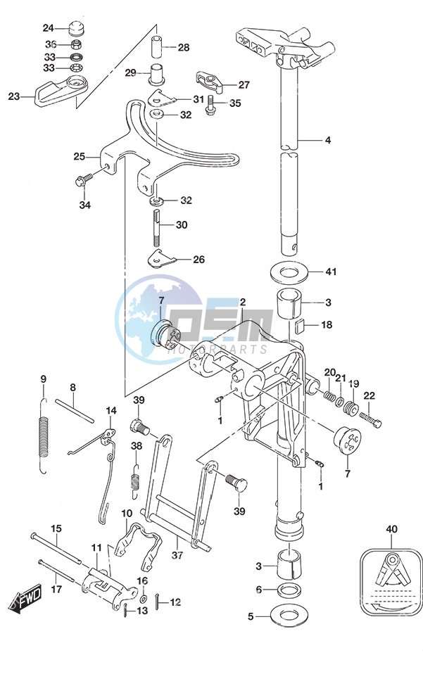 Swivel Bracket - Non-Remote Control