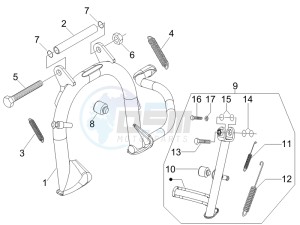 Runner 125 VX 4t Race e3 (UK) UK drawing Stand