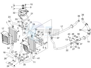 GTV 250 ie Navy drawing Cooling system