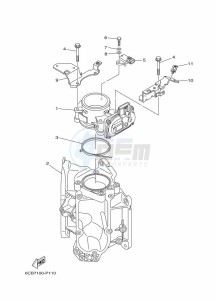 FL225FETX drawing THROTTLE-BODY