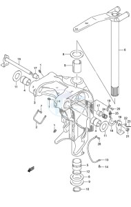 DF 250 drawing Swivel Bracket (DF 250S)