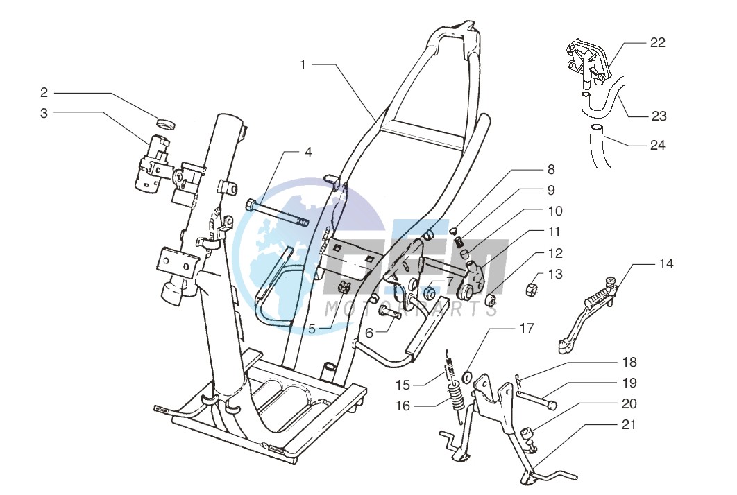 Chassis-Central stand