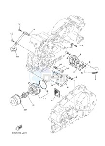 XP500A T-MAX 530 (59C9) drawing OIL PUMP