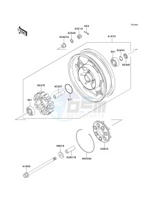 VN 1500 L [VULCAN 1500 NOMAD FI] (L2-L4) [VULCAN 1500 NOMAD FI] drawing REAR WHEEL_CHAIN