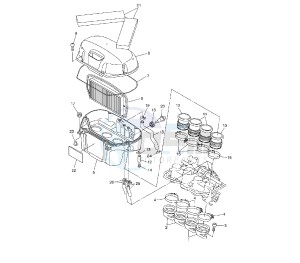 FZ6 S2 600 drawing INTAKE