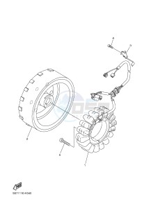 XVS950CR XVS950 ABS XV950 RACER (B334) drawing GENERATOR