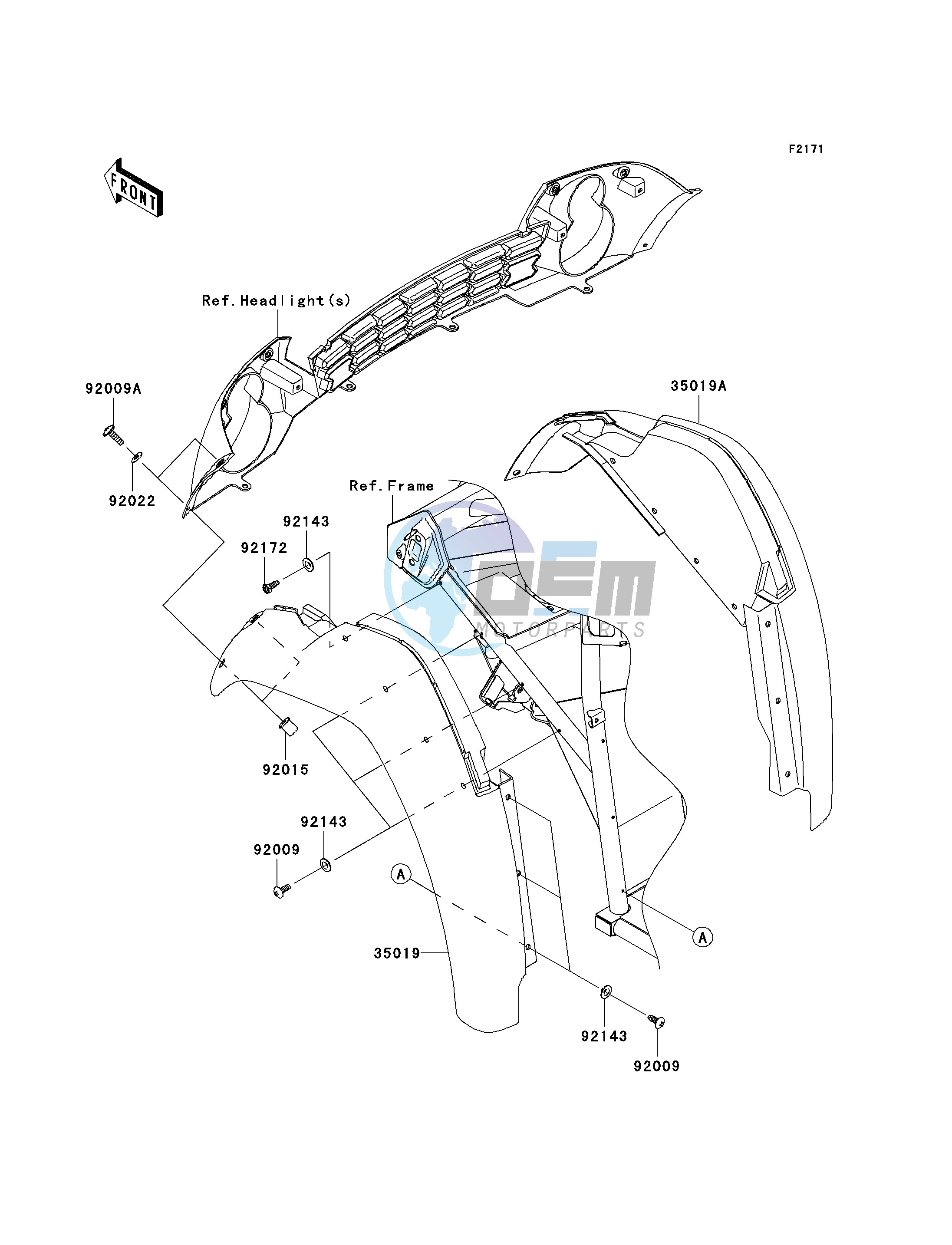 FRONT FENDER-- S- -